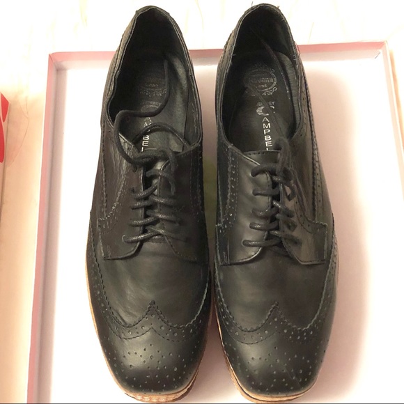 Jeffrey Campbell Ad-Man platform leather shoes 11 - Picture 3 of 9